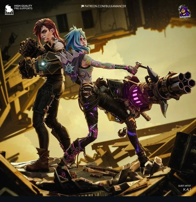 Diorama Arcane Jinx & Vi