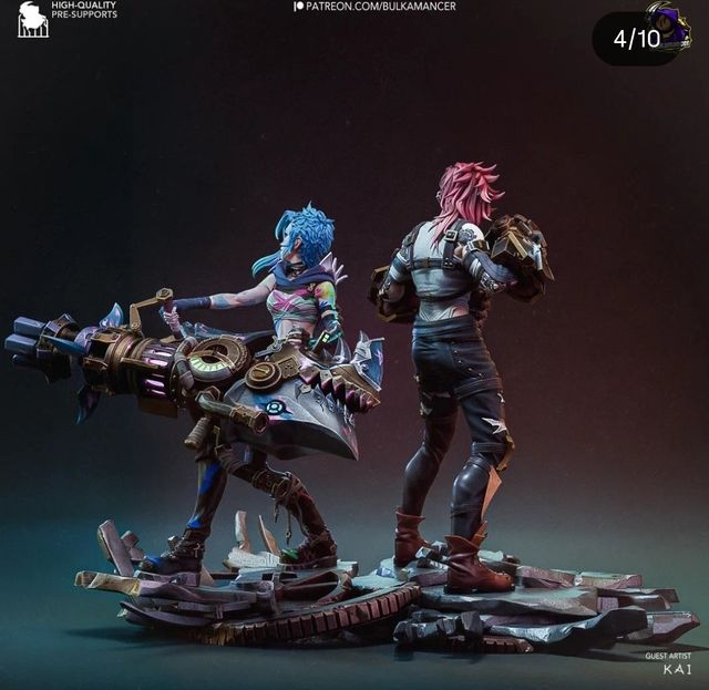 Diorama Arcane Jinx & Vi