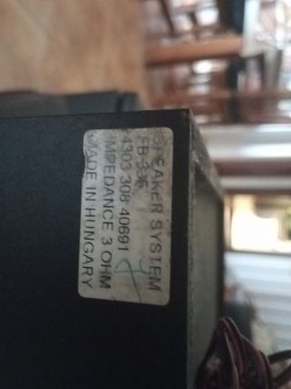 Altavoces Philips negros