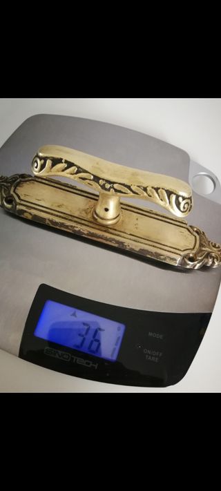 Maniglia originale in ottone vintage