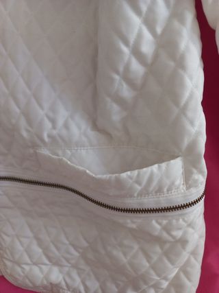 Giacca trapuntata bianca