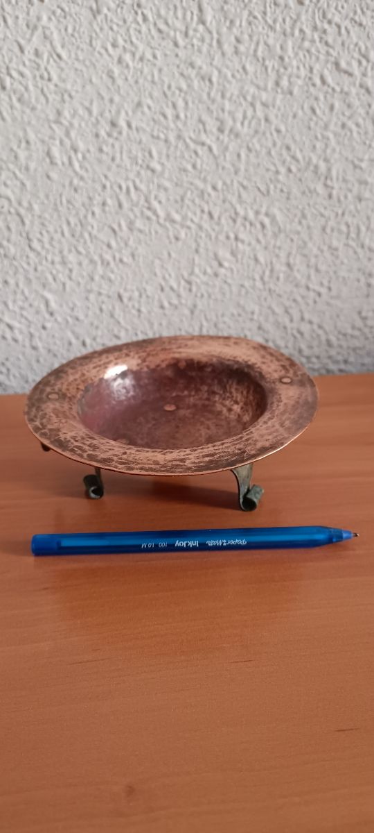 Brasero cobre antiguo sobremesa