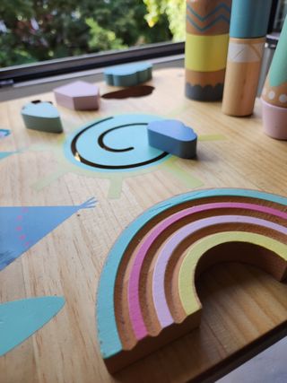 Mesa actividades madera Vertbaudet