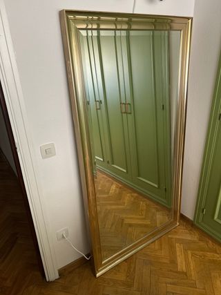 Espejo dorado biselado - Vintage