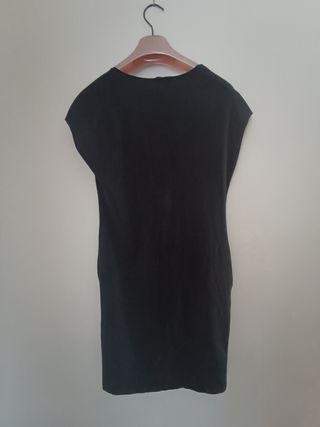 Vestito nero donna in cotone