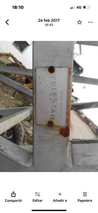 Escalera telescópica 15m