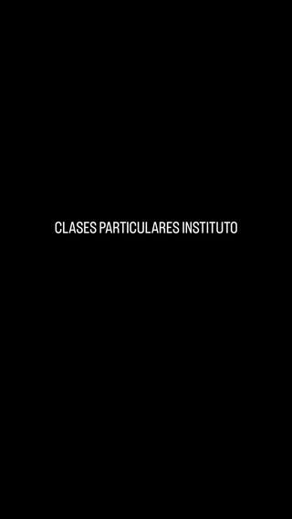 Clases particulares instituto