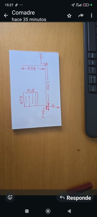 Mesa escritorio madera maciza.Recoger en Córdoba 