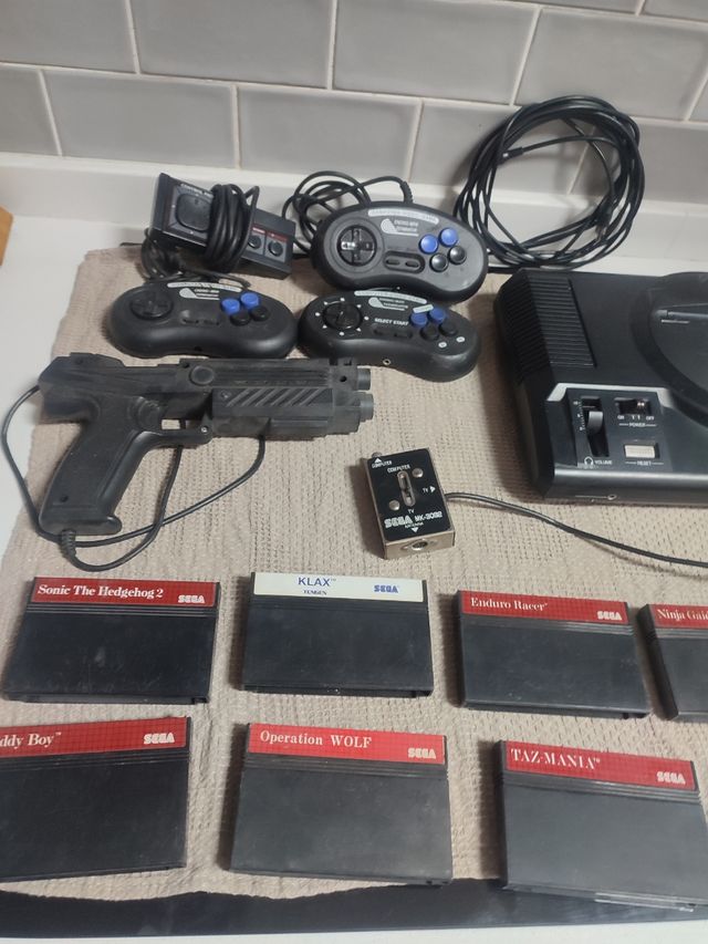 Lote Sega Master System II  y mega drive