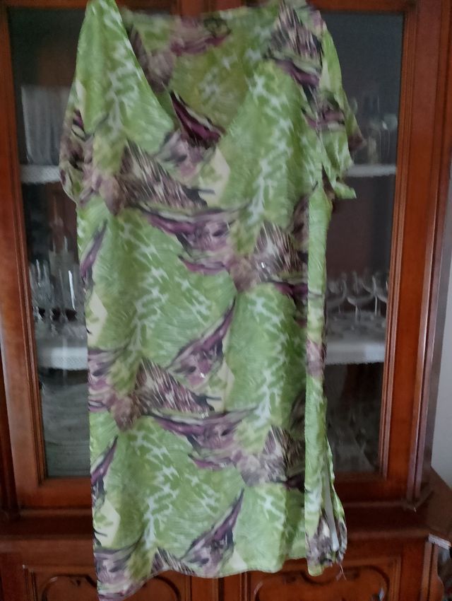 Copricostume Positano XXL - Verde Viola