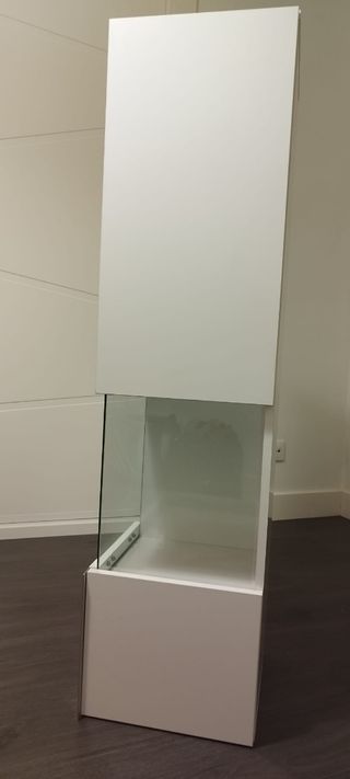 Vitrina blanca cristal Ikea