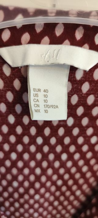 Vestido H&M lunares
