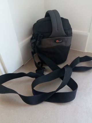 Bolsa Lowepro objetivo de cámara de fotos.
