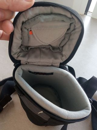 Bolsa Lowepro objetivo de cámara de fotos.