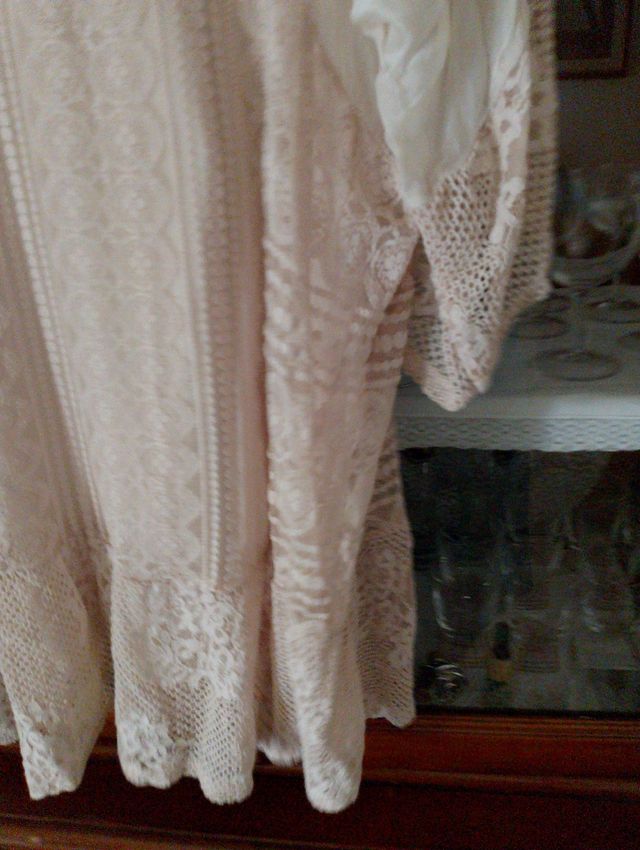 Abito pizzo beige XXL - 44 - 16