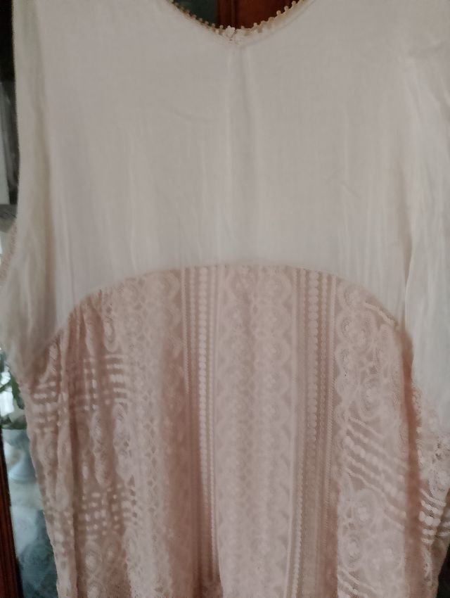 Abito pizzo beige XXL - 44 - 16