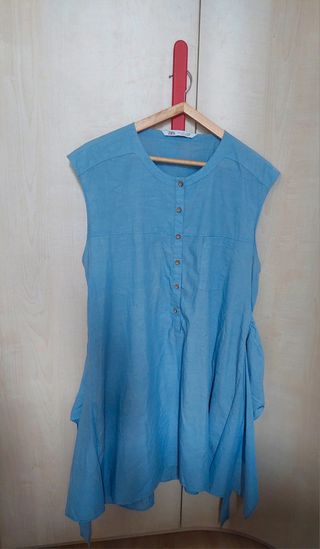 Vestido Zara azul - Talla L