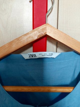 Vestido Zara azul - Talla L
