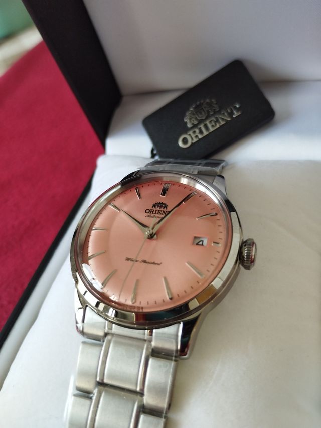 Reloj Orient automático rosa