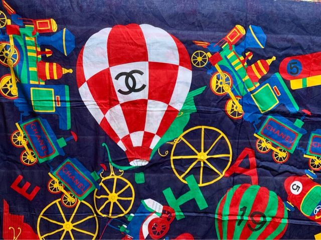 CHANEL pañuelo vintage / Exclusivo!!! UNICO. T.XXL