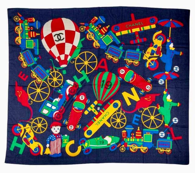 CHANEL pañuelo vintage / Exclusivo!!! UNICO. T.XXL