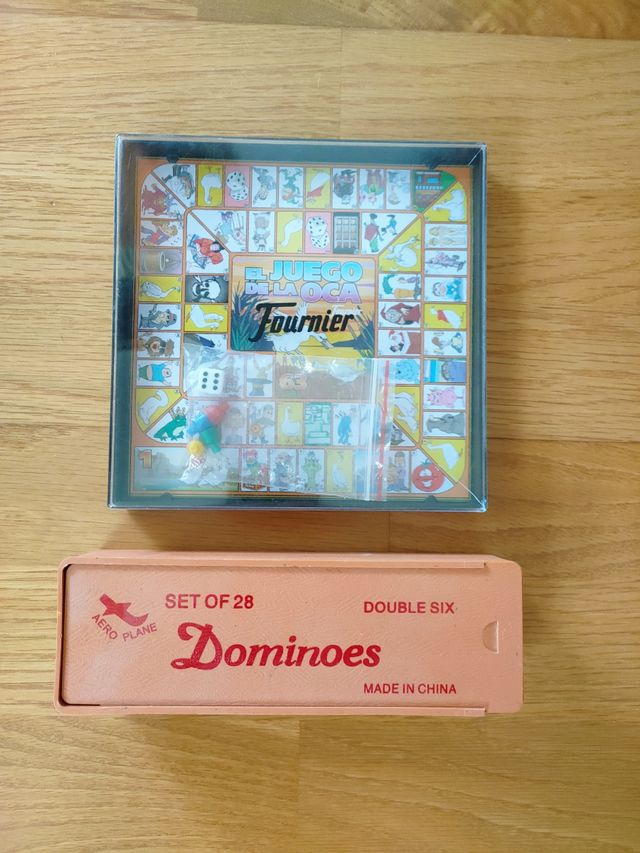 Lote juegos:Oca magnetico Fournier+Dominó