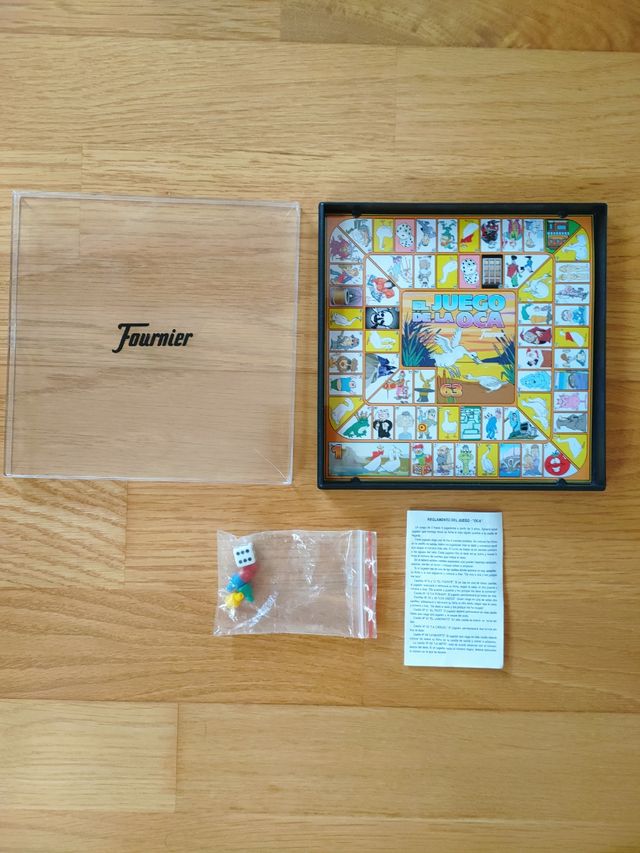 Lote juegos:Oca magnetico Fournier+Dominó