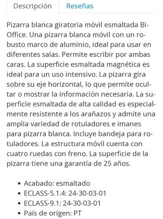 Pizarra blanca oficina#colegioa#escuela