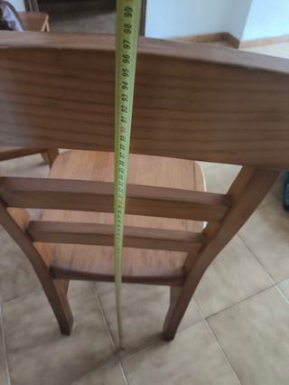 2 Sillas Madera Maciza