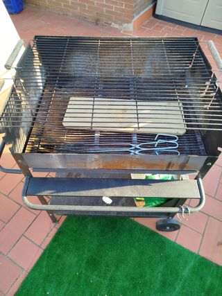 Barbacoa portátil leña carbón