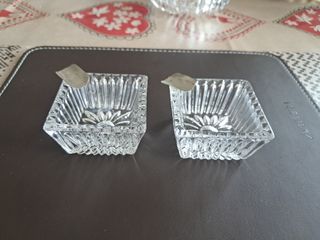 Ceniceros Cristal: 3 piezas