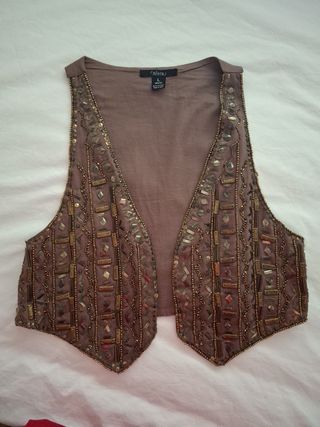 Chaleco Sfera marrón L - joya