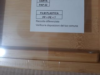 Vassoio Kinder-Nutella in bambù