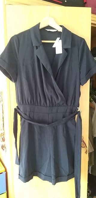 Vestido pantalón Naf Naf azul marino - M