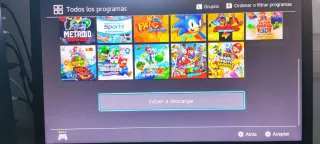 Switch neón + juegos (de la imagen/ a elegir)