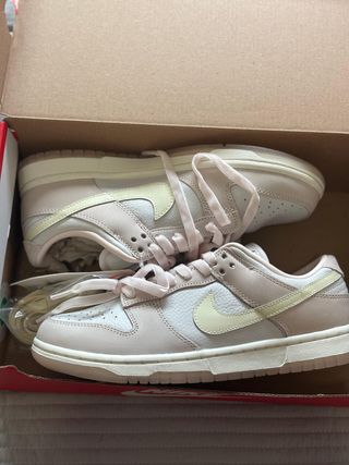 Nike Dunk Low - Zapatillas Beige Rosa