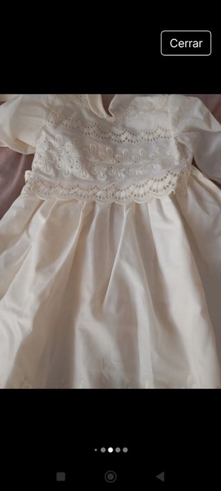 Traje Bautizo Artesanía años 70