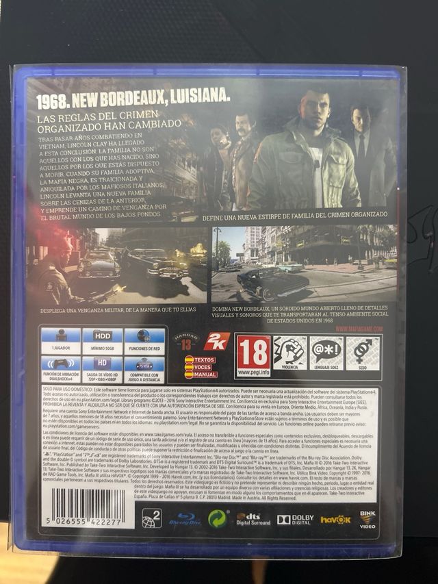 Mafia III Edición Deluxe PS4