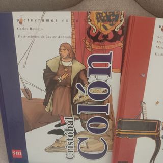 Lote 6 libros con pictogramas.S.M.