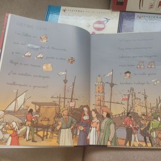 Lote 6 libros con pictogramas.S.M.