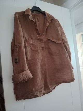 Lote ropa talla M: falda vaquera + blusa + top