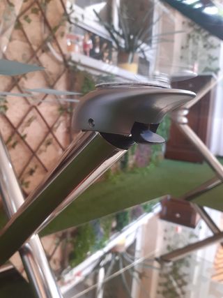 Mesa centro cristal metal Elevable automática