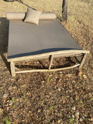 Cama balinesa exterior madera