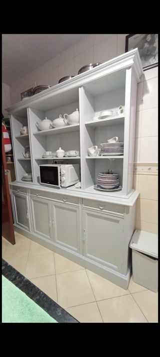 Armario Buffet Comedor Gris