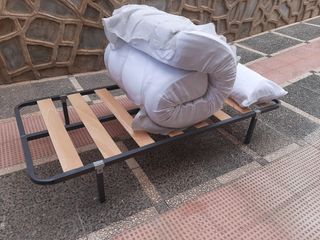Somier, colchón y almohada 80cm - Oferta!