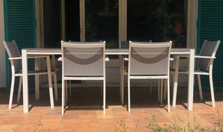 Mesa jardín + 6 sillas GardenArt