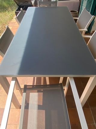 Mesa jardín + 6 sillas GardenArt