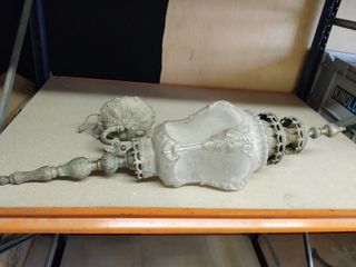 Aplique antiguo grande dorado