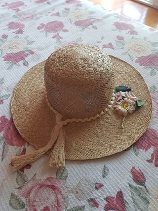 Cappello Paglia Beige Donna