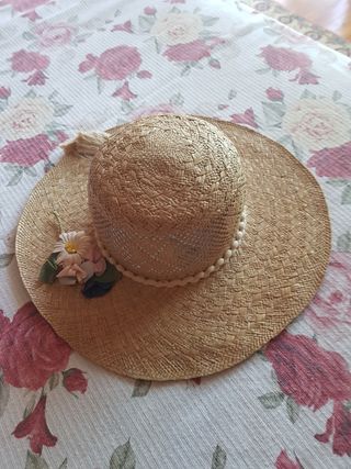 Cappello Paglia Beige Donna